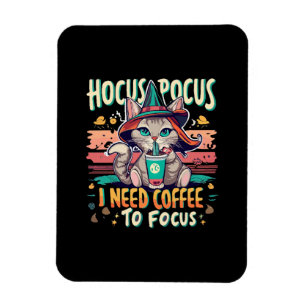 Imán Hocus Focus - Necesito café para concentrarme