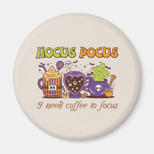 Imán Hocus Pocus - Necesito Café Para Enfocarme