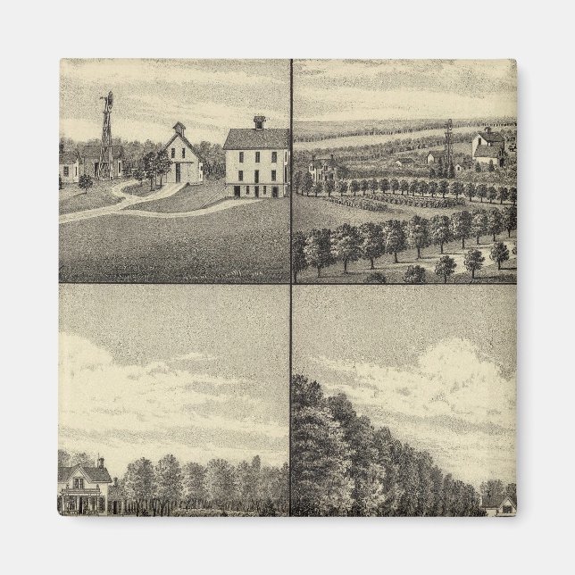 Imán Hogar de Hodges, Nebraska (Frente)