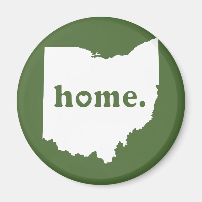 Imán Hogar de Ohio (Frente)