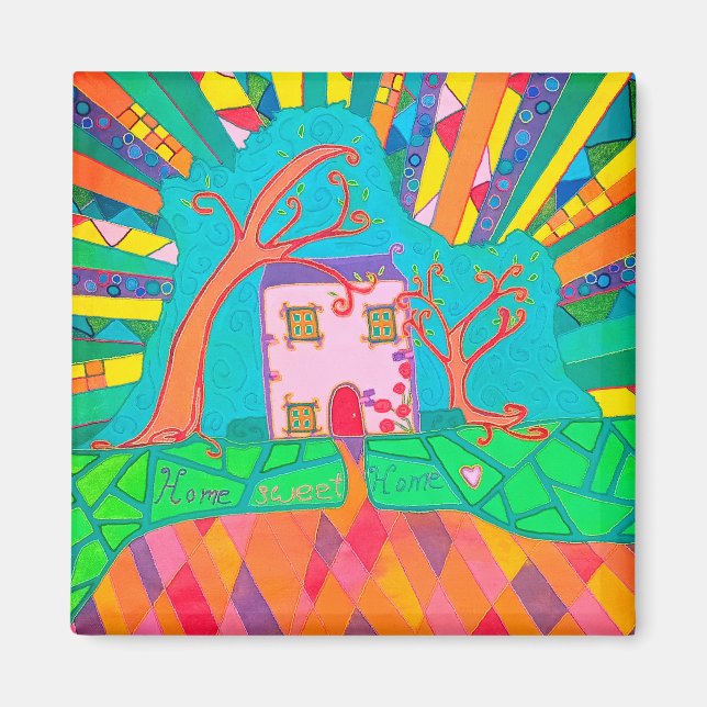 Imán Hogar dulce hogar (Frente)