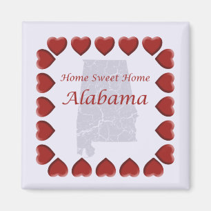 Imán Hogar en Alabama, hogar dulce hogar