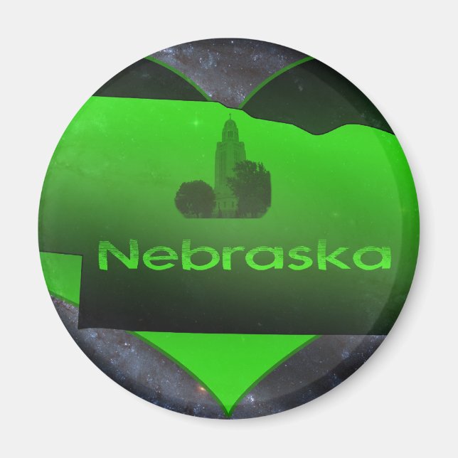 Imán Hogar Nebraska (Frente)