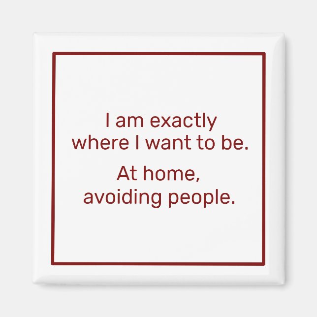 Imán Hogar (rojo) (Frente)