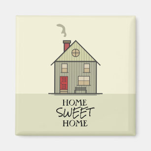 Imán Hogar Sweet Home Cita Cute House
