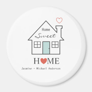 Imán Hogar Sweet Home Personalized Magnet