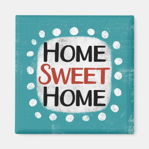 Imán Hogar Sweet Home Refrigerator Magnet