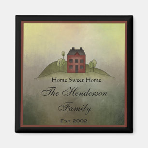 Imán Hogar Sweet Home Square Fridge Magnet