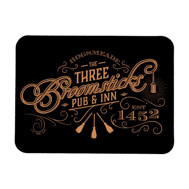 Imán HOGSMEADE™ EL Pub & Inn DE TRES BROOMSTICKS™ (Horizontal)