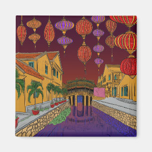 Imán Hoi An Antiguas Linternas Viajan Vietnam HoiAn