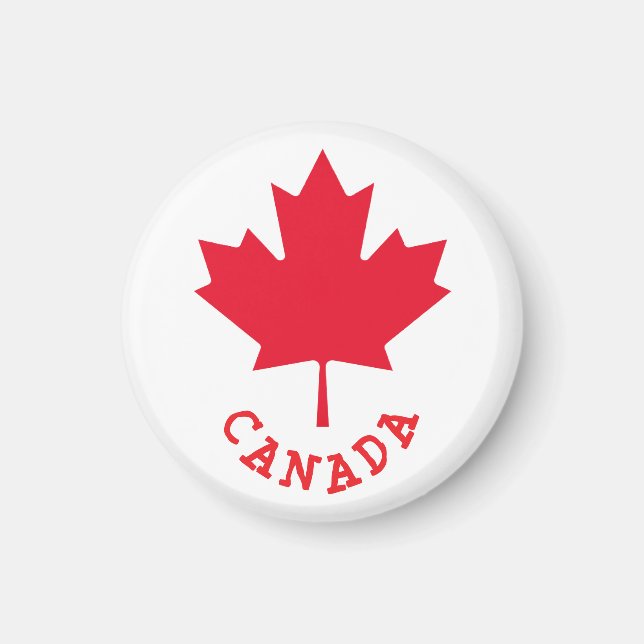 Imán Hoja de Arce Canadiense (Frente)