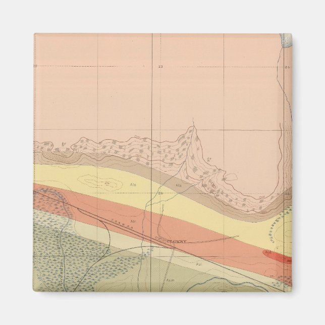 Imán Hoja de Geología Detallada XV (Frente)