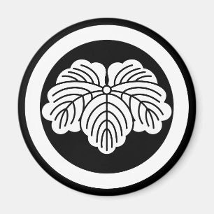 Imán Hoja de hiedra en círculo