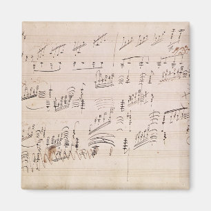 Imán Hoja de la cuenta del 'claro de luna Sonata