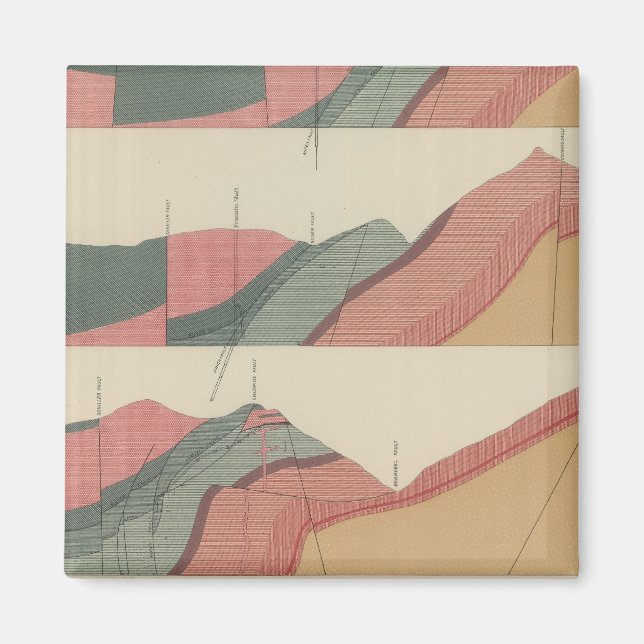 Imán Hoja de montaña Aspen 2 (Frente)