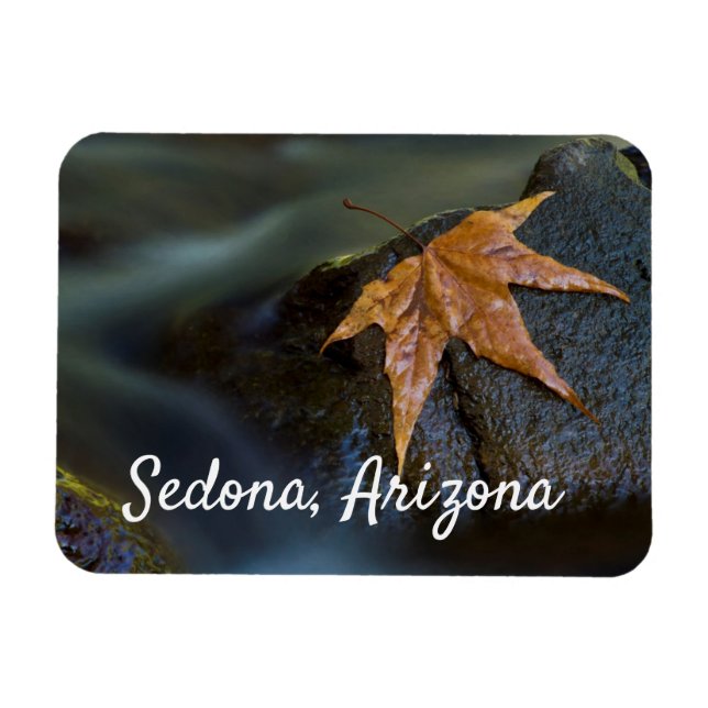 Imán Hoja de oro en Sedona, Arizona (Horizontal)
