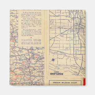 Imán Hoja de ruta de Oregón