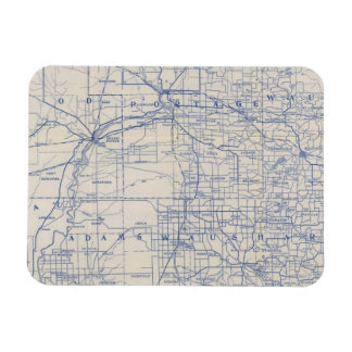 Imán Hoja de ruta para bicicletas de Wisconsin 2