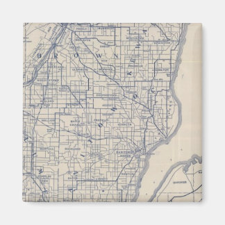 Imán Hoja de ruta para bicicletas de Wisconsin 2