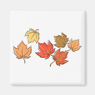 Imán Hojas de arce de otoño