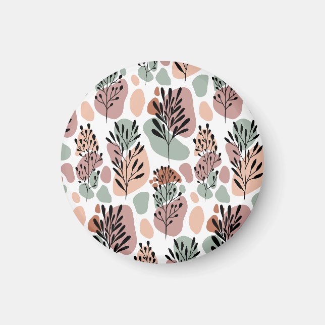 Imán Hojas de dispersión y formas orgánicas (Frente)