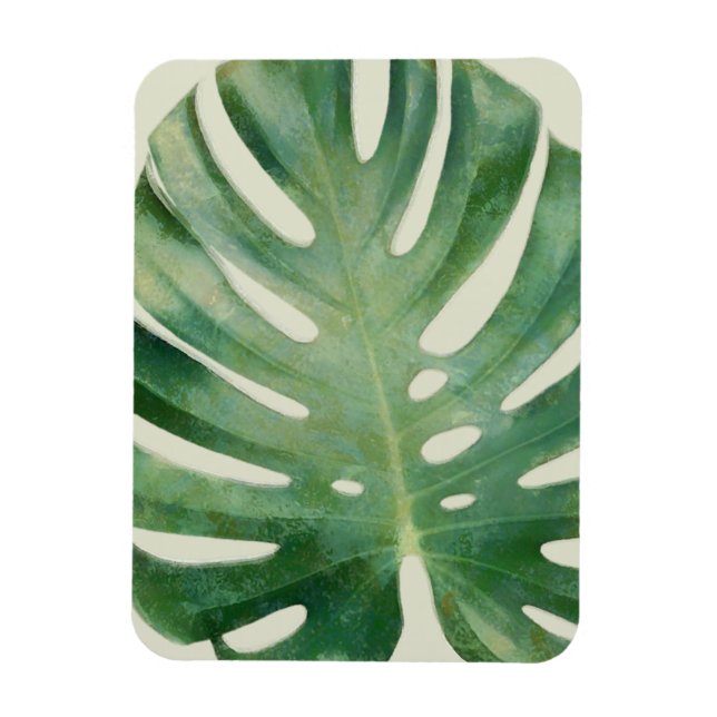 Imán Hojas de monstera (Vertical)