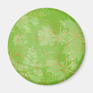 Imán Hojas de oro 7