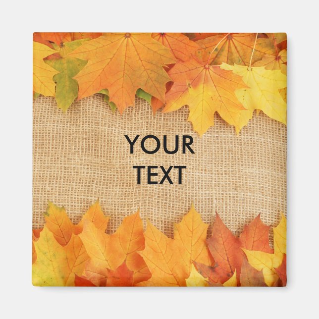 Imán Hojas de otoño (Frente)