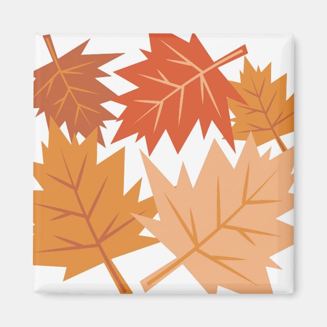 Imán Hojas de otoño (Frente)