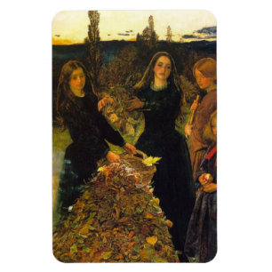 Imán Hojas De Otoño De Sir John Everett Millais