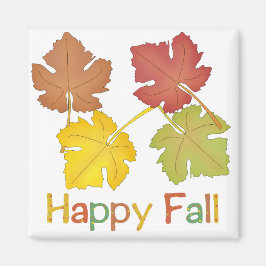 Imán Hojas de otoño felices