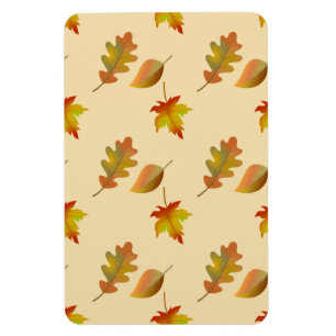 Imán Hojas de roble acogedoras de arce de otoño