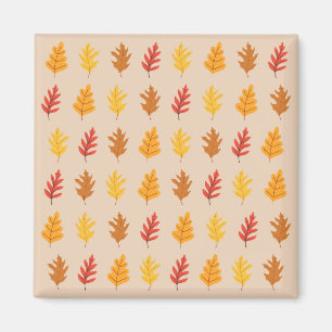 Imán Hojas de roble de otoño