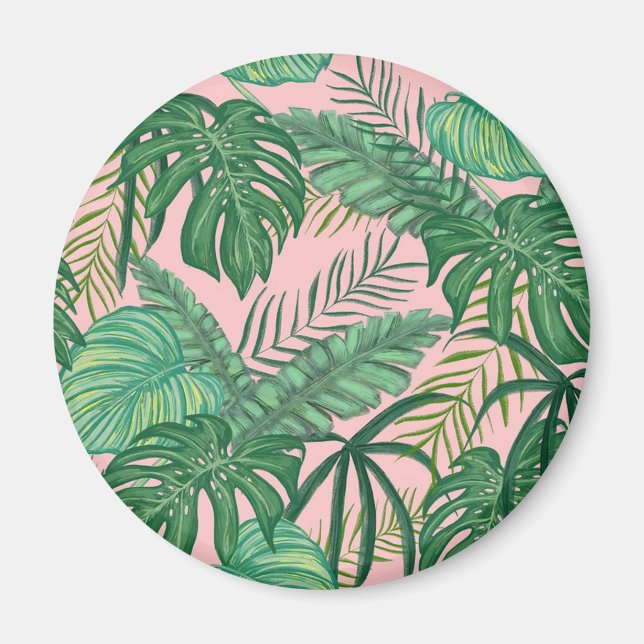 Imán Hojas tropicales (Frente)