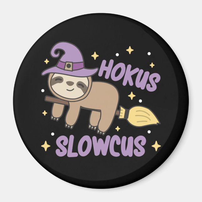 Imán Hokus Slowcus - Magno de disfraces de Halloween pa (Frente)