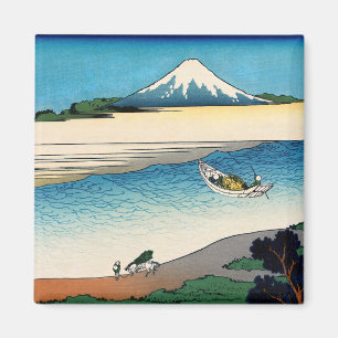 Imán Hokusai - Río Tama en la provincia de Musashi