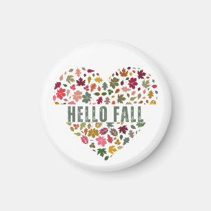 Imán Hola Arte de Otoño