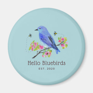 Imán Hola Bluebird Magnet - Azul