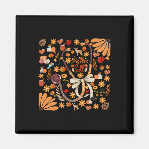 Imán Hola Caída Stethoscope Enfermera Boho Floral Healt
