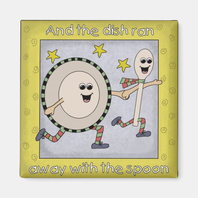 Imán Hola Diddle Diddle, Nursery Rhyme Magnet (Frente)