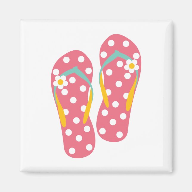 Imán Hola Flip Flops (Frente)