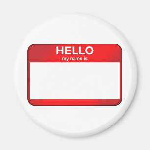 Imán Hola mi nombre es…
