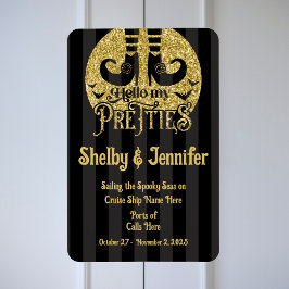 Imán Hola Mi Puerta De Cruceros Halloween