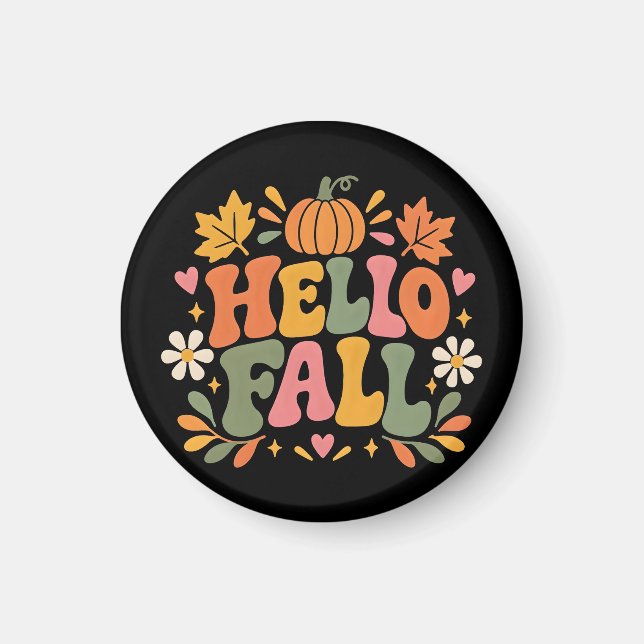 Imán Hola Otoño (Frente)