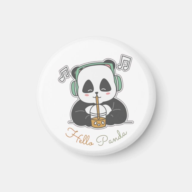 Imán Hola panda (Frente)