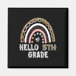 Imán Hola Primer Grado 1er Grado De Vuelta Al Colegio