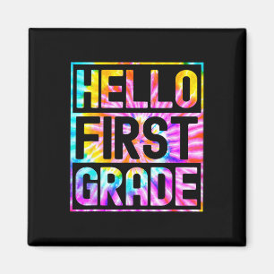 Imán Hola primer grado de vuelta a la escuela primer gr