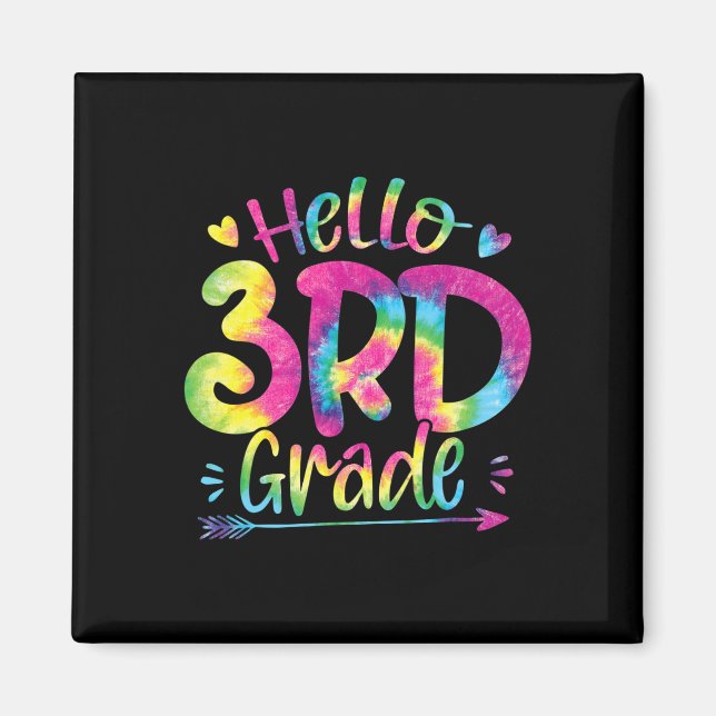 Imán Hola, profesores de tercer grado, estudiantes de t (Frente)