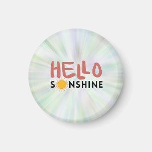 Imán Hola Sonshine, Sun Rays, vibraciones de verano