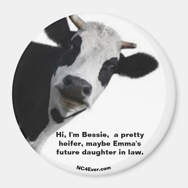 Imán Hola, soy Bessie, la futura nuera de Emma. Mag (Frente)